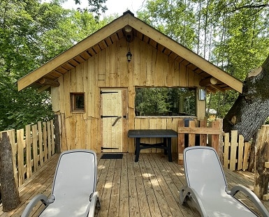 Cabane Perchée – La Cabane des Hérons – 4 pers. 2 ch.